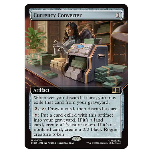 Currency Converter 0430 card from the Magic The Gathering set Marvel Super Heroes Commander