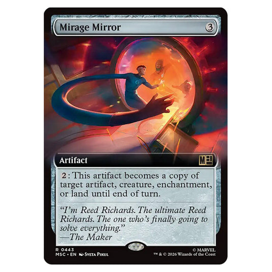 Mirage Mirror 0443 card from the Magic The Gathering set Marvel Super Heroes Commander