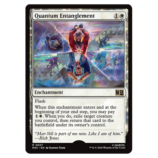 Quantum Entanglement 0607 card from the Magic The Gathering set Marvel Super Heroes Commander