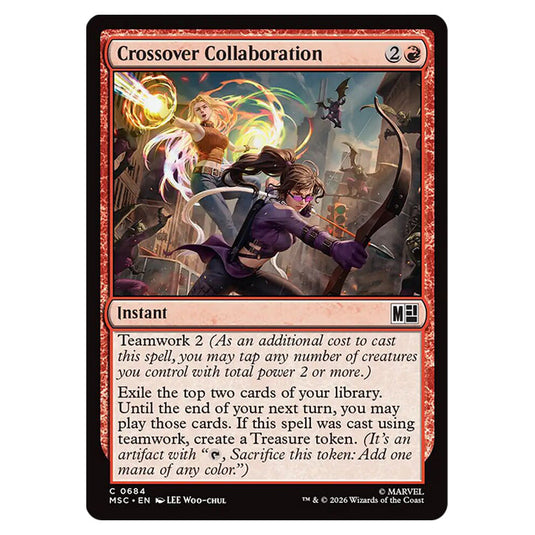 Crossover Collaboration 0684 card from the Magic The Gathering set Marvel Super Heroes Commander