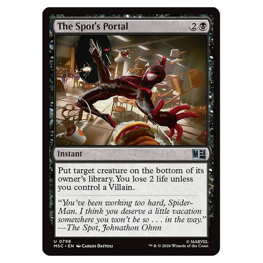 The Spot's Portal 0798 card from the Magic The Gathering set Marvel Super Heroes Commander