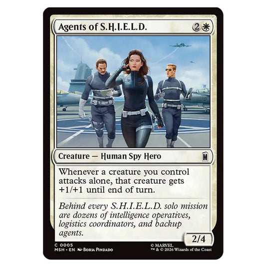 Agents of S.H.I.E.L.D. 0005 card from the Magic The Gathering set Marvel Super Heroes