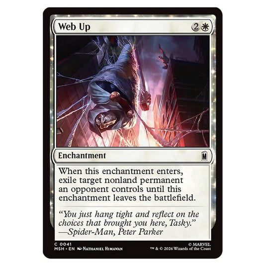Web Up 0041 card from the Magic The Gathering set Marvel Super Heroes