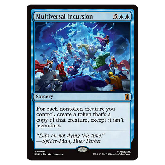 Multiversal Incursion 0068 card from the Magic The Gathering set Marvel Super Heroes