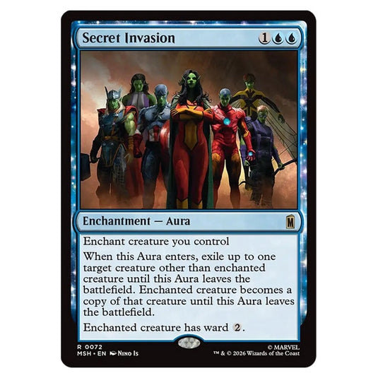 Secret Invasion 0072 card from the Magic The Gathering set Marvel Super Heroes