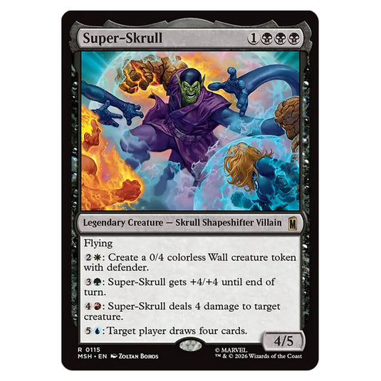 Super-Skrull 0115 card from the Magic The Gathering set Marvel Super Heroes