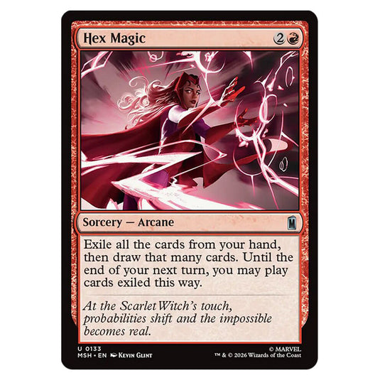 Hex Magic 0133 card from the Magic The Gathering set Marvel Super Heroes