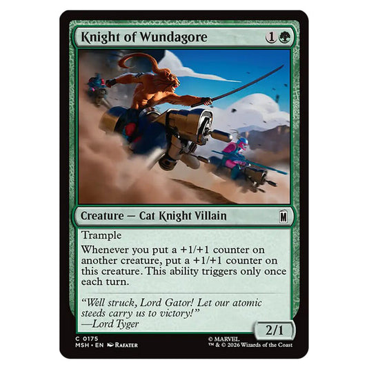 Knight of Wundagore 0175 card from the Magic The Gathering set Marvel Super Heroes