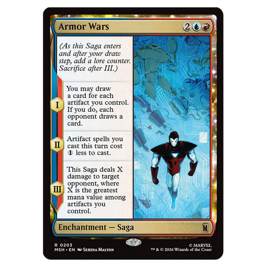 Armor Wars 0203 card from the Magic The Gathering set Marvel Super Heroes