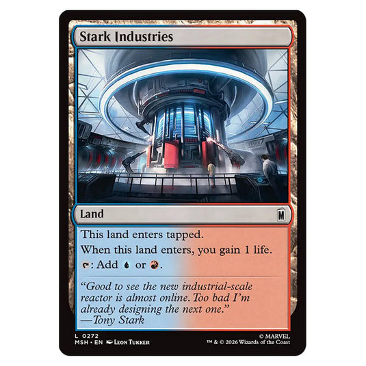 Stark Industries 0272 card from the Magic The Gathering set Marvel Super Heroes