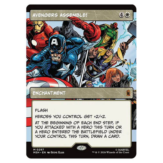 Avengers Assemble! 0297 card from the Magic The Gathering set Marvel Super Heroes