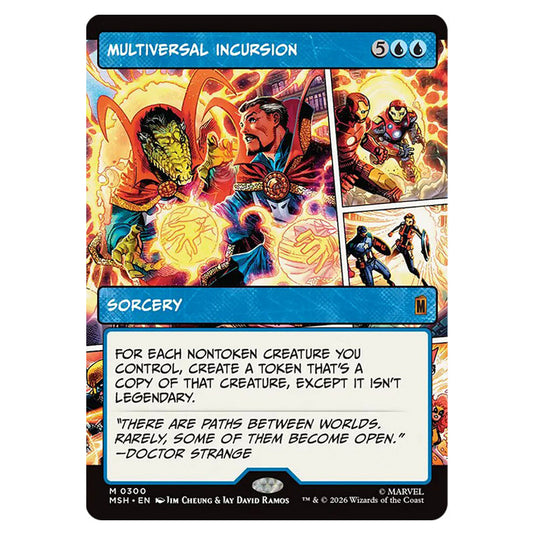 Multiversal Incursion 0300 card from the Magic The Gathering set Marvel Super Heroes