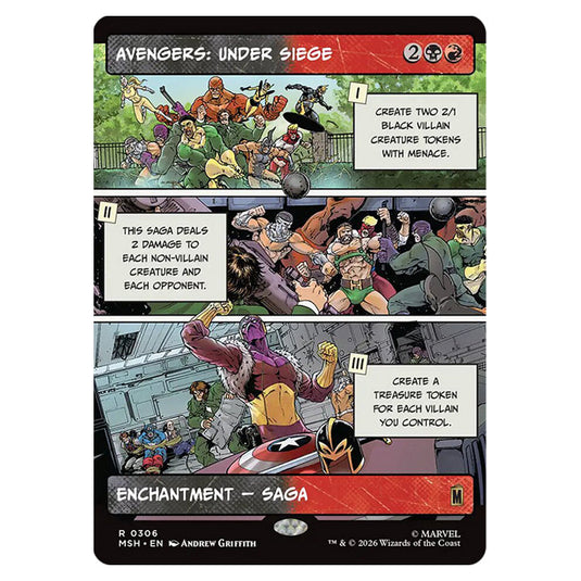 Avengers: Under Siege 0306 card from the Magic The Gathering set Marvel Super Heroes