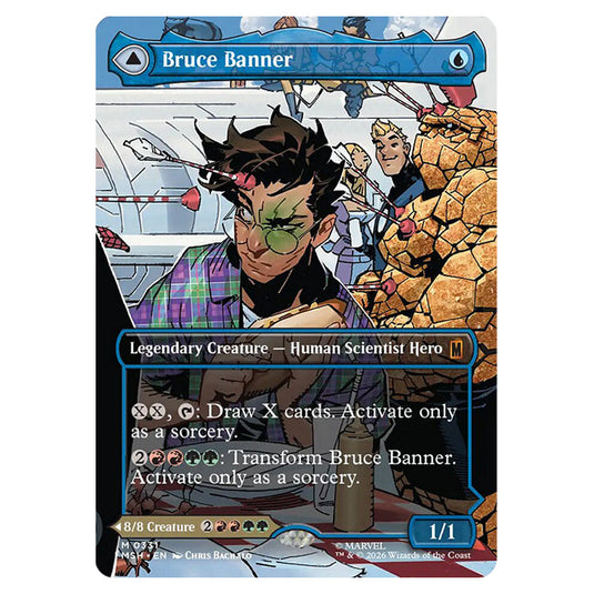 Bruce Banner // The Incredible Hulk 0331 card from the Magic The Gathering set Marvel Super Heroes