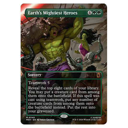 Earth's Mightiest Heroes 0349 card from the Magic The Gathering set Marvel Super Heroes
