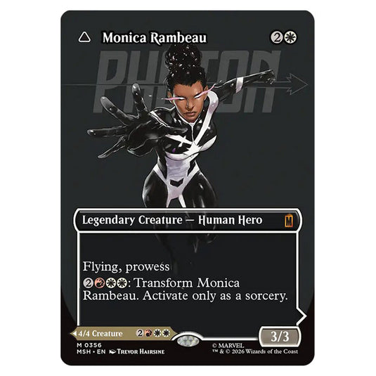 Monica Rambeau // Photon, Living Light 0356 card from the Magic The Gathering set Marvel Super Heroes