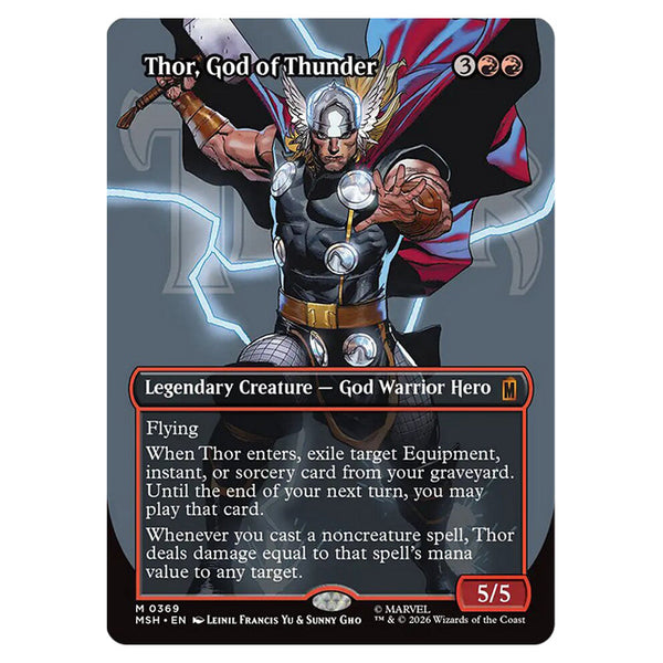 Magic The Gathering - Marvel Super Heroes - Thor, God of Thunder (Bord