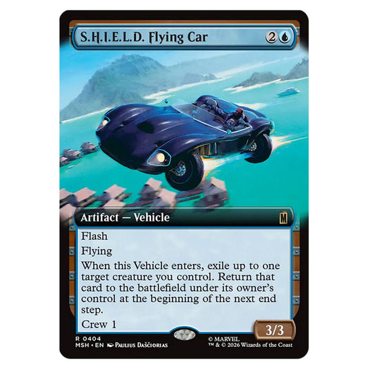 S.H.I.E.L.D. Flying Car 0404 card from the Magic The Gathering set Marvel Super Heroes