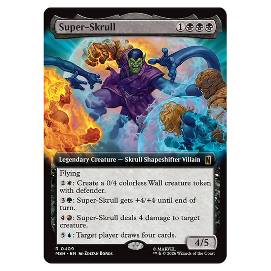 Super-Skrull 0409 card from the Magic The Gathering set Marvel Super Heroes