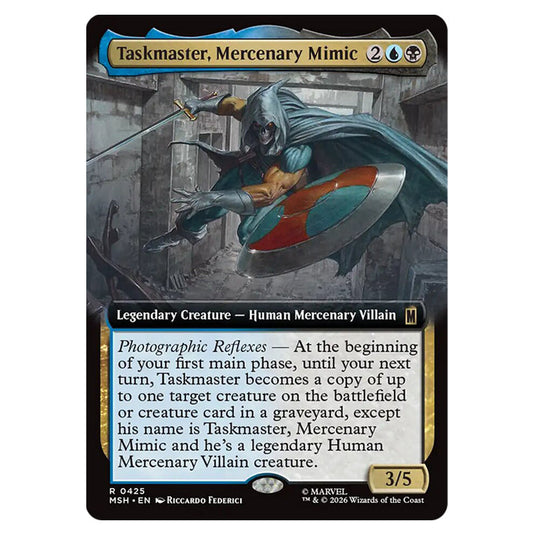 Taskmaster, Mercenary Mimic 0425 card from the Magic The Gathering set Marvel Super Heroes
