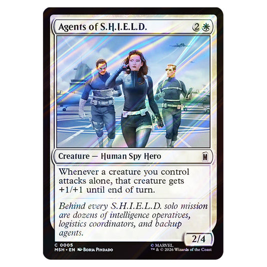 Agents of S.H.I.E.L.D. 0005 card from the Magic The Gathering set Marvel Super Heroes
