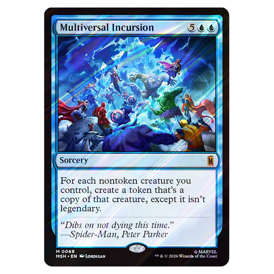 Multiversal Incursion 0068 card from the Magic The Gathering set Marvel Super Heroes