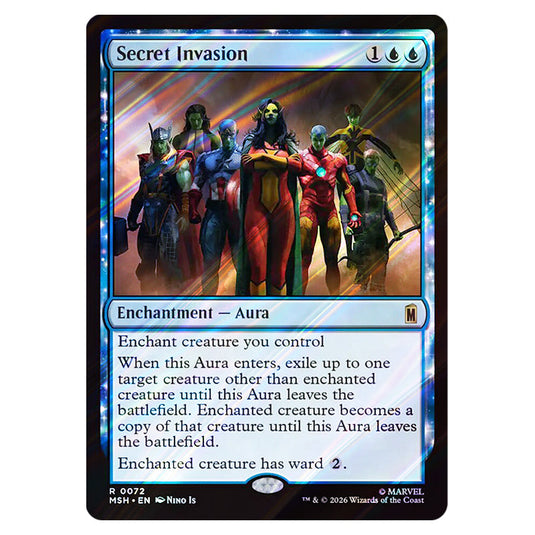 Secret Invasion 0072 card from the Magic The Gathering set Marvel Super Heroes