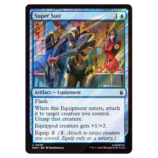 Super Suit 0078 card from the Magic The Gathering set Marvel Super Heroes