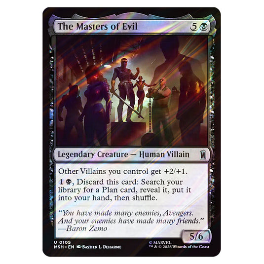 The Masters of Evil 0105 card from the Magic The Gathering set Marvel Super Heroes