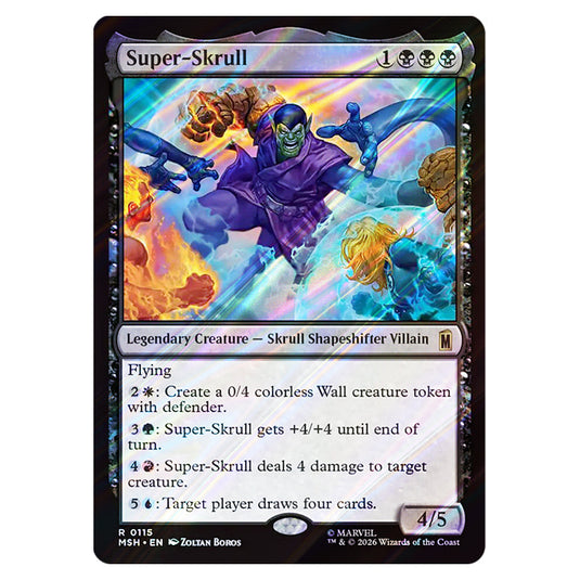 Super-Skrull 0115 card from the Magic The Gathering set Marvel Super Heroes