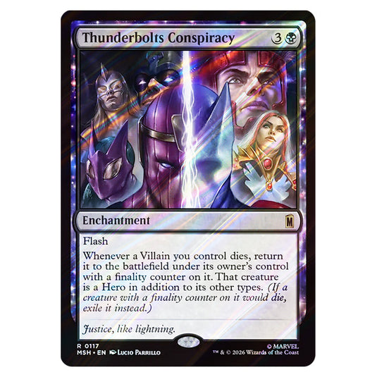 Thunderbolts Conspiracy 0117 card from the Magic The Gathering set Marvel Super Heroes