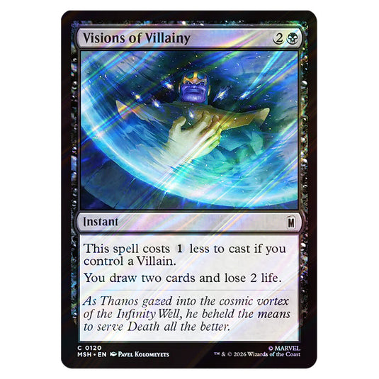 Visions of Villainy 0120 card from the Magic The Gathering set Marvel Super Heroes