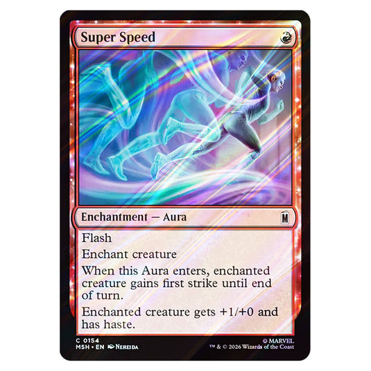 Super Speed 0154 card from the Magic The Gathering set Marvel Super Heroes