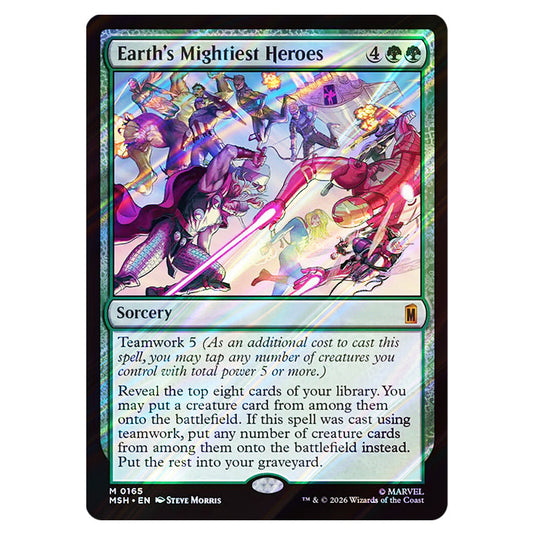 Earth's Mightiest Heroes 0165 card from the Magic The Gathering set Marvel Super Heroes