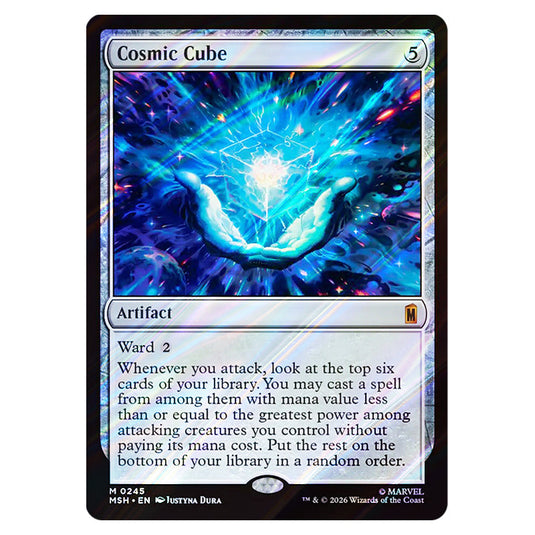 Cosmic Cube 0245 card from the Magic The Gathering set Marvel Super Heroes