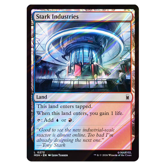 Stark Industries 0272 card from the Magic The Gathering set Marvel Super Heroes