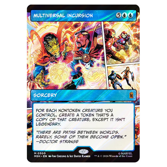 Multiversal Incursion 0300 card from the Magic The Gathering set Marvel Super Heroes
