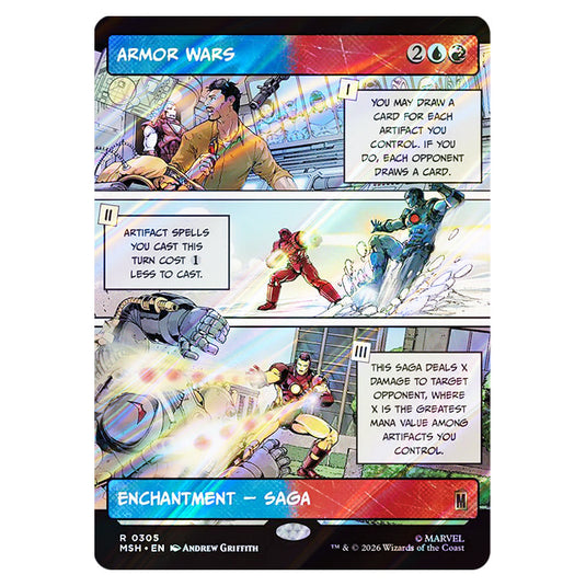 Armor Wars 0305 card from the Magic The Gathering set Marvel Super Heroes