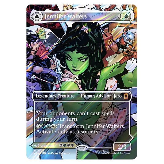 Jennifer Walters // The Sensational She-Hulk 0328 card from the Magic The Gathering set Marvel Super Heroes