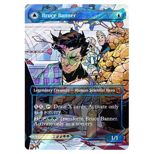 Bruce Banner // The Incredible Hulk 0331 card from the Magic The Gathering set Marvel Super Heroes