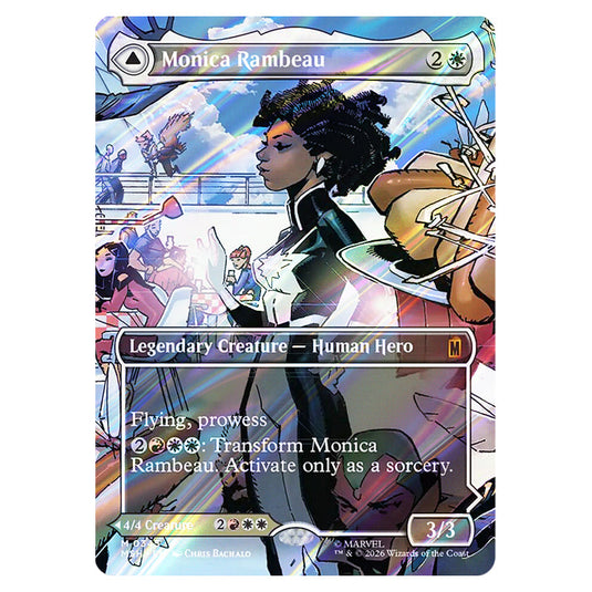 Monica Rambeau // Photon, Living Light 0345 card from the Magic The Gathering set Marvel Super Heroes