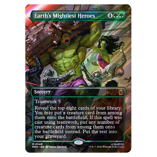 Earth's Mightiest Heroes 0349 card from the Magic The Gathering set Marvel Super Heroes