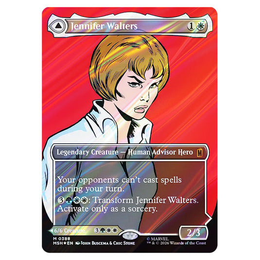 Jennifer Walters // The Sensational She-Hulk 0388 card from the Magic The Gathering set Marvel Super Heroes