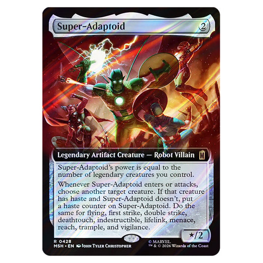 Super-Adaptoid 0428 card from the Magic The Gathering set Marvel Super Heroes