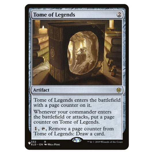Tome of Legends ELD-332 card from the Magic The Gathering set The List