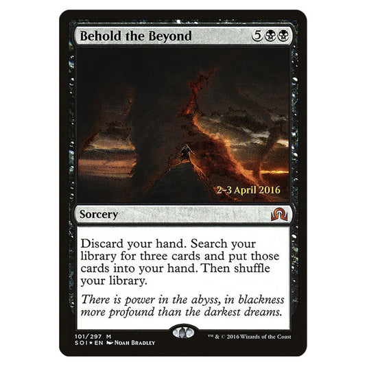 Behold the Beyond 101s card from the Magic The Gathering set Shadows Over Innistrad Promos