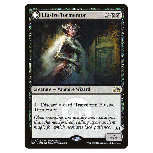 Elusive Tormentor // Insidious Mist 108 card from the Magic The Gathering set Shadows Over Innistrad Promos
