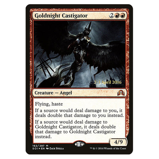 Goldnight Castigator 162s card from the Magic The Gathering set Shadows Over Innistrad Promos
