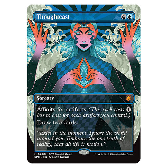 Thoughtcast 0085 card from the Magic The Gathering set Aetherdrift - Special Guests