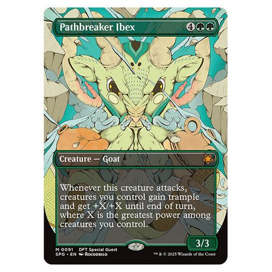 Pathbreaker Ibex 0091 card from the Magic The Gathering set Aetherdrift - Special Guests